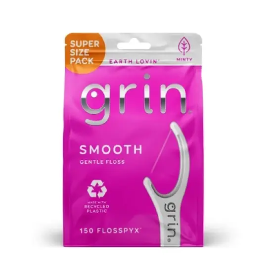 Grin Oral Care Smooth Floss Picks - 150ct image {8}