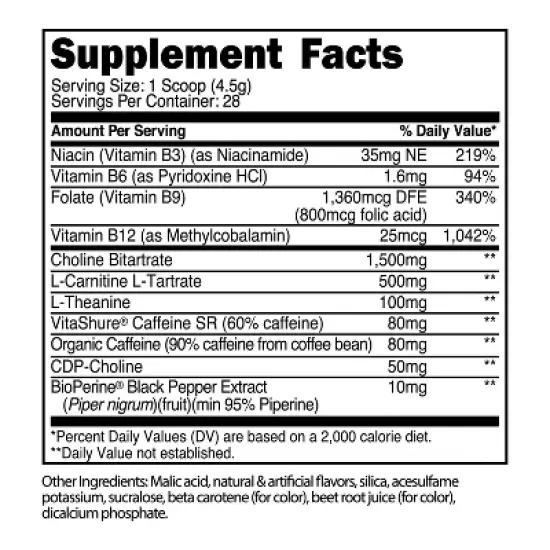 TransformHQ Boost Shot Energy Drink Mix - Peach Mango, 28 Servings image {1}