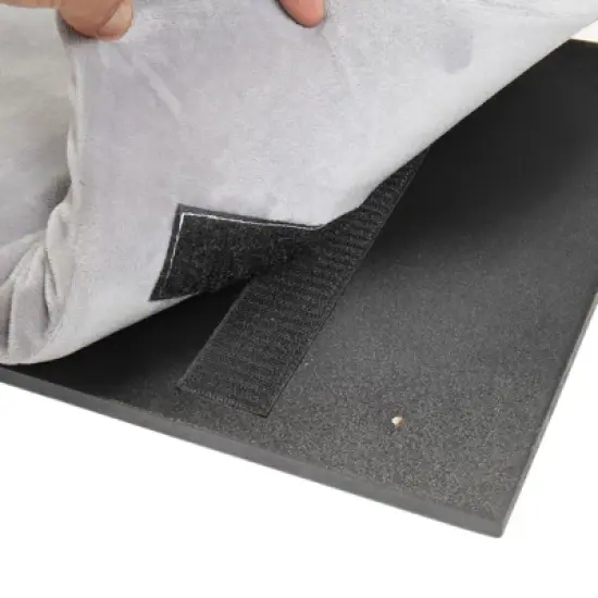 FURNIinspire Pet Tower Cat Perch Window Mounted Shelf Bed with Velvet Cushion for Rest, Multicolored, 24.4"*11.8"*10.4" image {4}