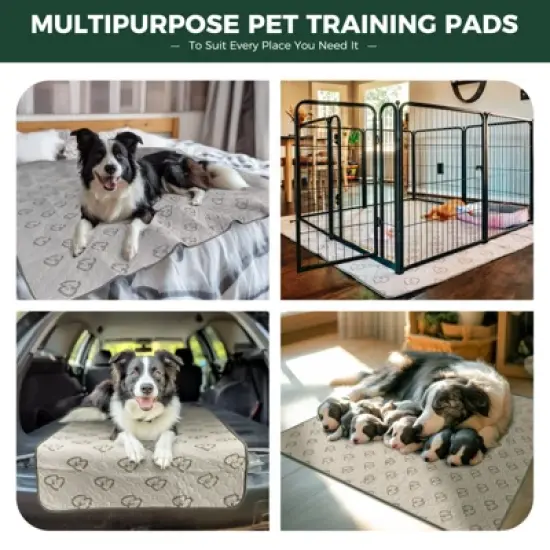 FXW Washable Pee Pads for Dogs, Puppy Pads with Super Absorbent, 1 Pack image {5}