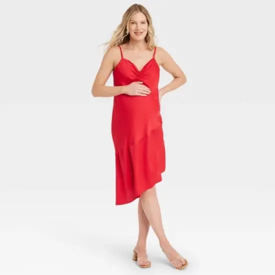 Slip Midi Maternity Dress - Isabel Maternity by Ingrid & Isabel&trade; image {3}