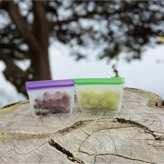 (re)zip Reusable Leak-proof Food Storage Snack Stand-Up Bag - 1-Cup/5pk image {4}