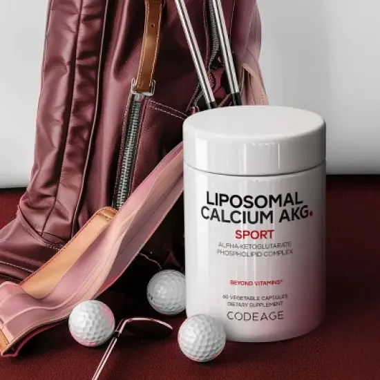 Codeage Liposomal Calcium AKG Supplement - Pure Alpha Ketoglutarate Acid - 60ct image {3}