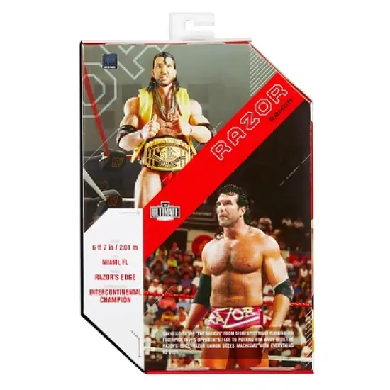 WWE Ultimate Edition 16 Yellow Razor Ramon Action Figure image {1}