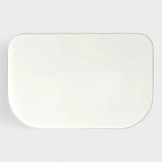 Spa Essentials False Eyelash Organizer Case with Mirror Mini Empty Eyelashes Travel Storage Box - Holds 3 Pairs - White image {6}