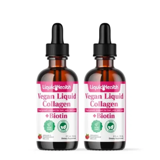 Vegan Liquid Bariatric Collagen Hair Growth Drops With Biotin image {2}