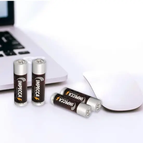Impecca 60 AA + 40 AAA Pack Alkaline Batteries High-Performance (100-Cells) image {2}