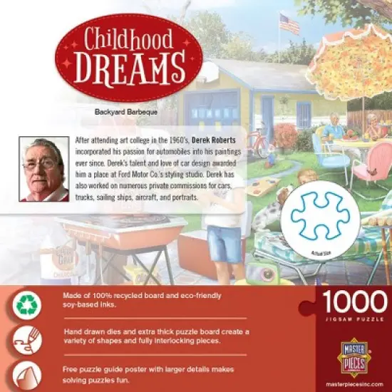 MasterPieces 1000 Piece Jigsaw Puzzle - Backyard Barbeque - 19.25"x26.75" image {3}