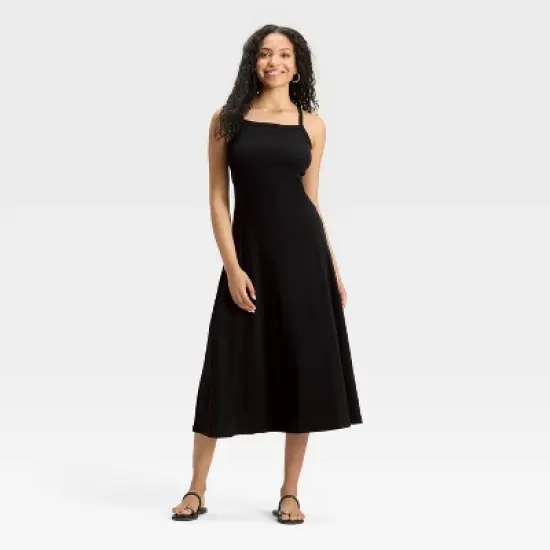 Women's Ribbed Maxi A-Line Dress - Universal Thread&trade; image {2}