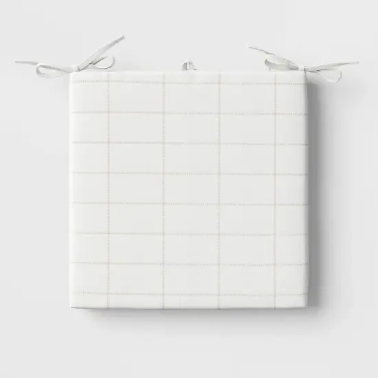 Woven Grid Outdoor Seat Cushion - Threshold&trade; image {5}