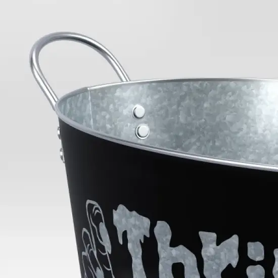 2.1gal Metal Thrills and Chills Beverage Tub - Hyde and EEK! Boutique&trade; image {3}