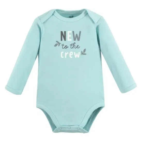 Touched by Nature Organic Cotton Long-Sleeve Bodysuits, Neutral Safari image {4}
