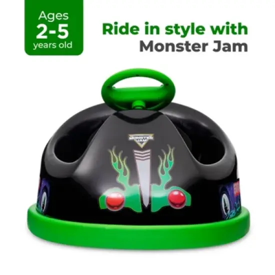 Monster Jam 6V RC Bumper Ride-On Car image {1}