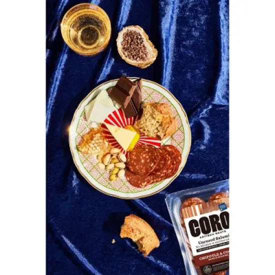 Coro Foods Uncured Cocoa, Cinnamon and Chipotle Salami - 3oz image {3}