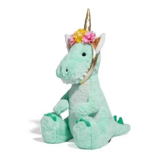 FAO Schwarz  12" Sparklers T-Rex with Removable Fantasy Headband Toy Plush image {4}