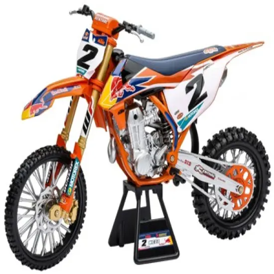 KTM 450 SX-F #2 Cooper Webb "Red Bull KTM Factory Racing" SuperCross 1/6 Diecast Model by New Ray image {1}