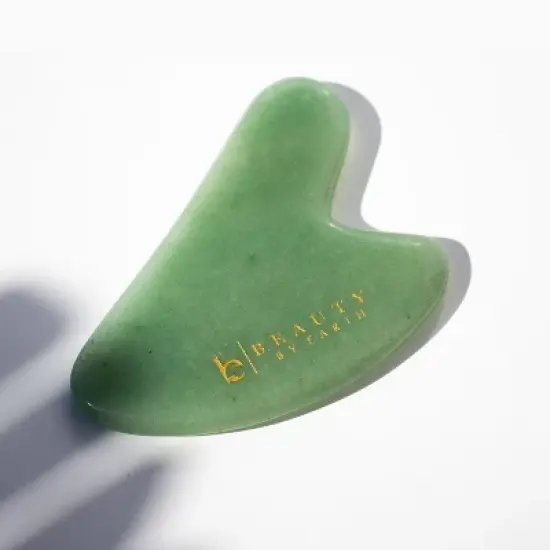 Beauty by Earth Jade Gua Sha Tool for Face, Massage Stone image {4}