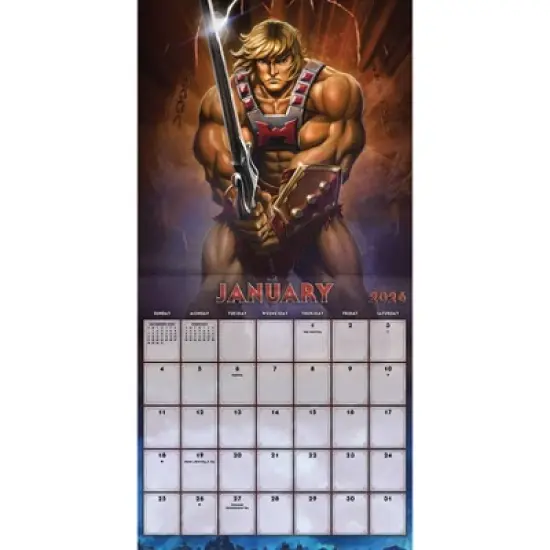 Trends International 2026 Masters of the Universe 12"x12" Wall Calendar image {1}