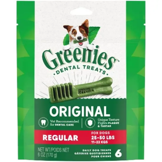 Greenies Regular Original Chicken Dental Dog Treats image {9}
