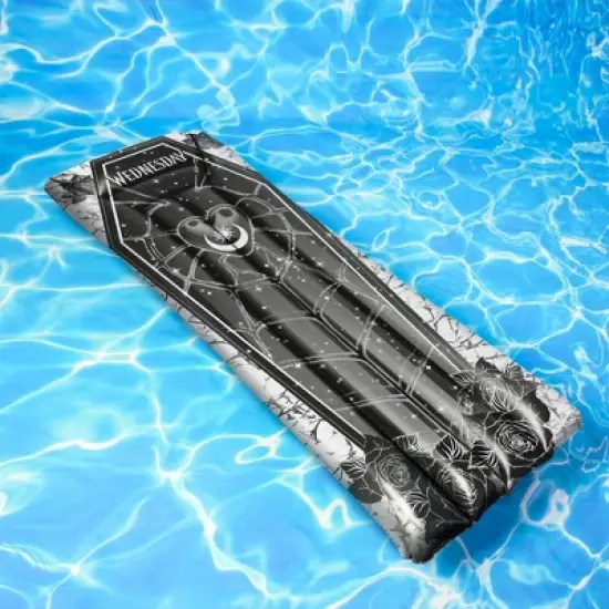Swimways Wednesday Suntanner: PVC Pool Lounger for Ages 14+ image {2}