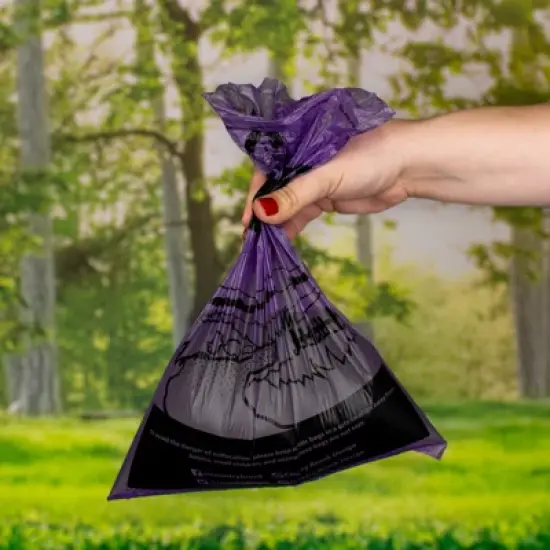 2 Pack - 360 Count - Country Brook Petz - Mixed Colors Lavender Scented Potty Time Waste Bags, 24 Rolls image {1}