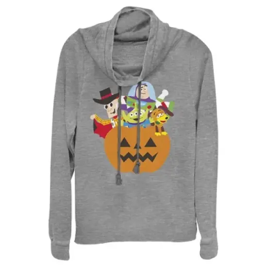 Junior's Toy Story Halloween Toy Treats Cowl Neck Sweatshirt image {3}