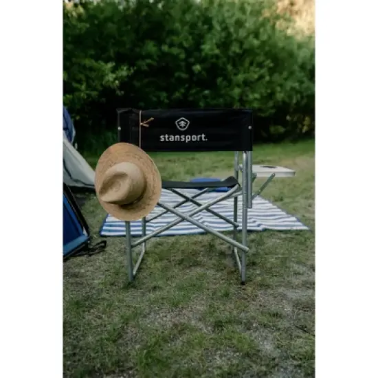 Stansport Folding Director's Chair With Side Table image {7}
