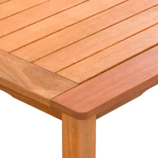 7pc Outdoor Dining Set - Natural - CorLiving image {6}