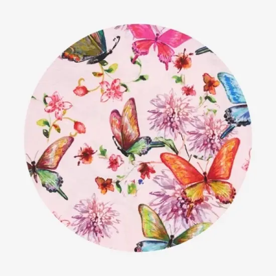 Infant Watercolor Butterfly Footie Ruffled Zippered One Piece - Posh Peanut image {9}