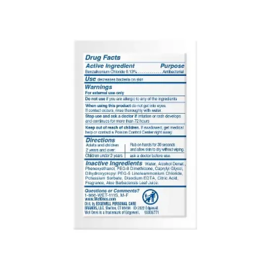 Wet Ones Antibacterial Hand Wipes Singles - Fresh Scent - 24ct image {10}