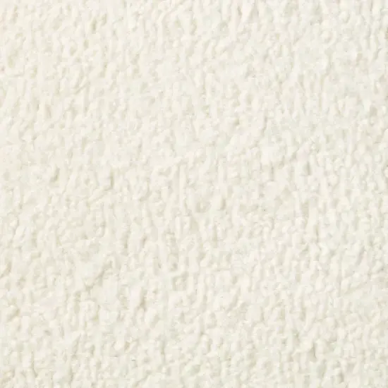 Kessler Round Tufted Faux Shearling Ottoman with Wood Legs Cream - Threshold&trade; designed with Studio McGee image {4}