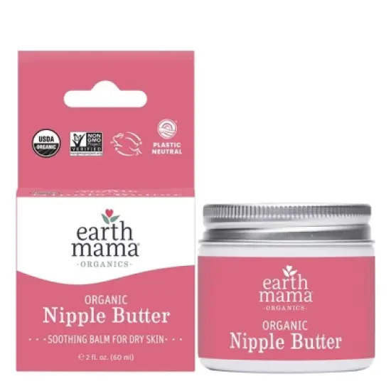 Earth Mama Organics Nipple Butter - 2 fl oz image {1}