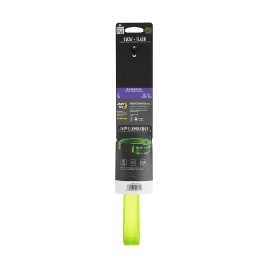 Nite Ize Nite Dog Rechargeable LED Dog Collar - L - Lime/Green image {1}