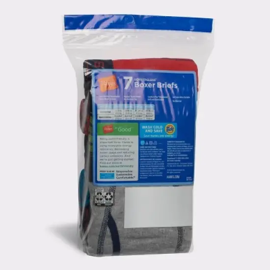 Hanes Boys' 7pk Boxer Brief - Colors May Vary image {2}