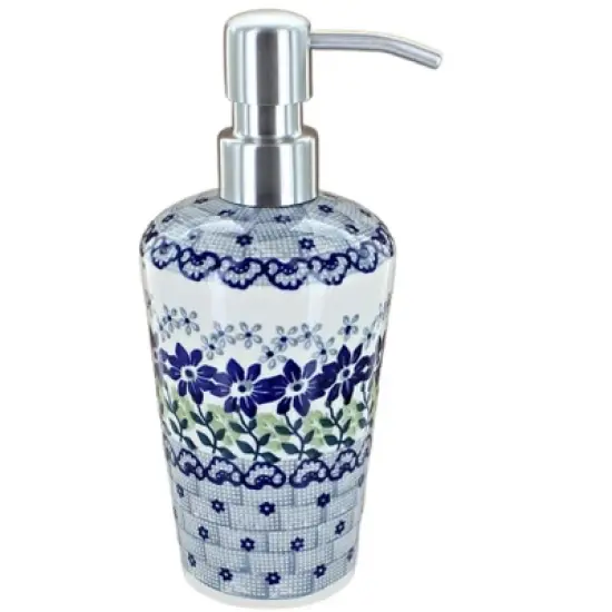 Blue Rose Polish Pottery B009 Manufaktura Soap Dispenser image {9}