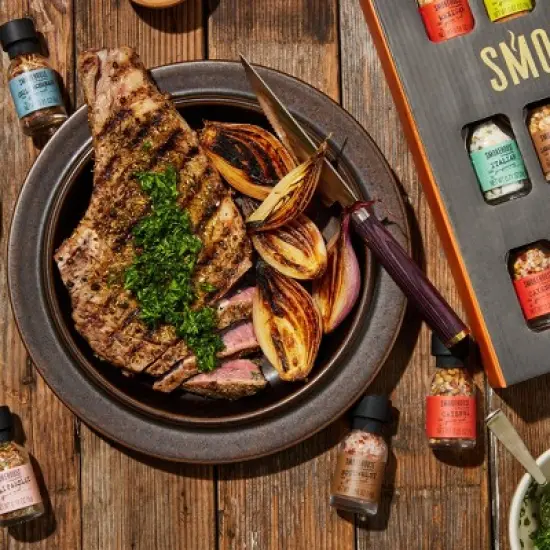 Smokehouse by Thoughtfully, Ultimate Grilling Spice Gift Set, Flavors Include Chili Garlic, Rosemary and Herb, Lime Chipotle, and More, Set of 20 image {3}