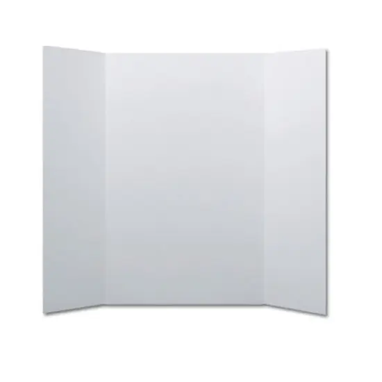 Flipside Products Corrugated Project Boards & Headers Set, 36" x 48", White, 24 Sets image {1}