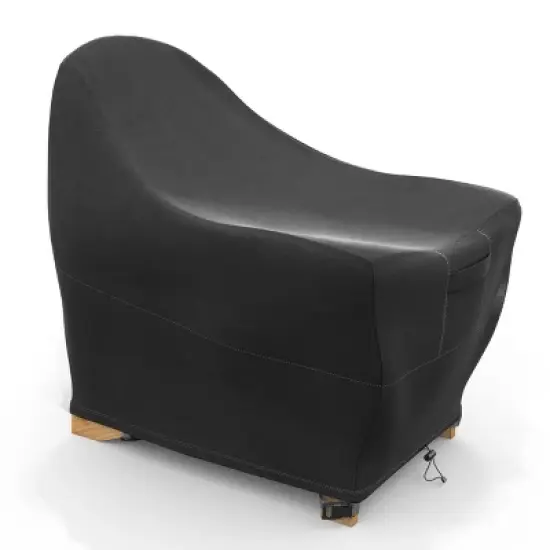 KHOMO GEAR Premium Adirondack Patio Chair Cover &ndash; Black, Durable, Weatherproof, UV Resistant, Protection from Rain & Dust image {1}