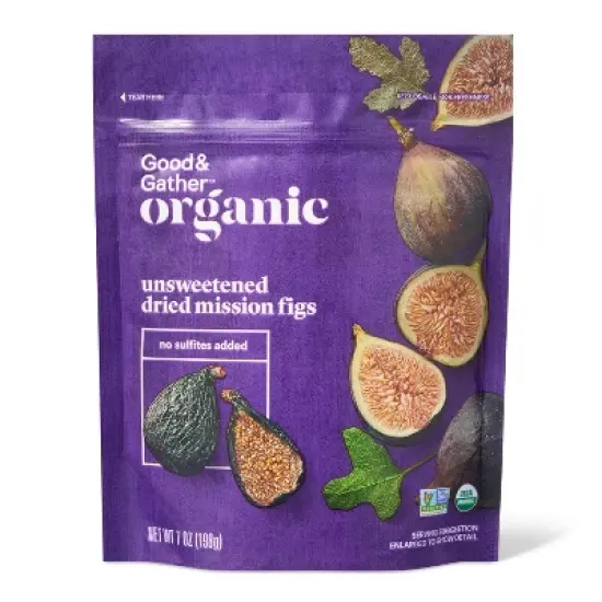 Organic Unsweetened Dried Mission Figs - 7oz - Good & Gather&trade; image {2}