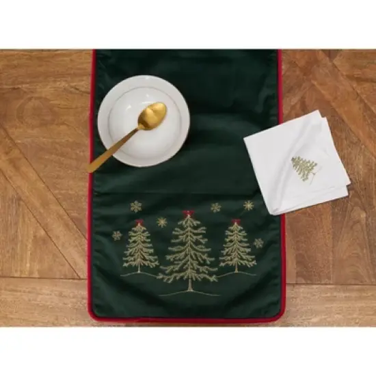 C&F Home Christmas Tree Forest Table Runner 14" x 72" image {2}