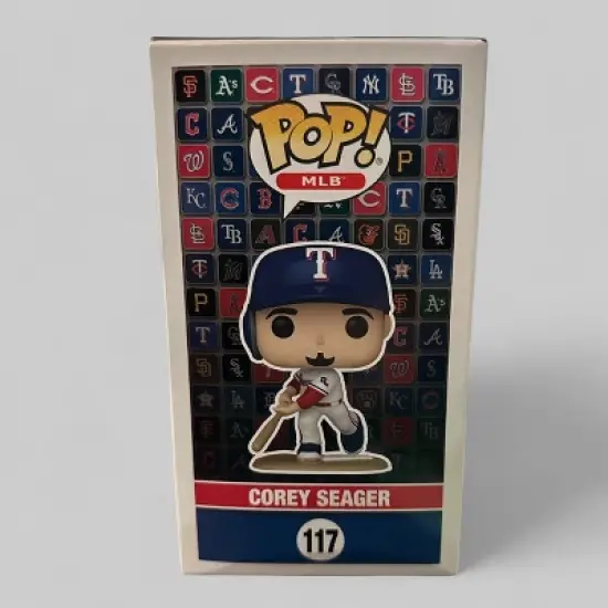 Funko POP! MLB Baseball Texas Rangers Corey Seager Figure #117! image {5}
