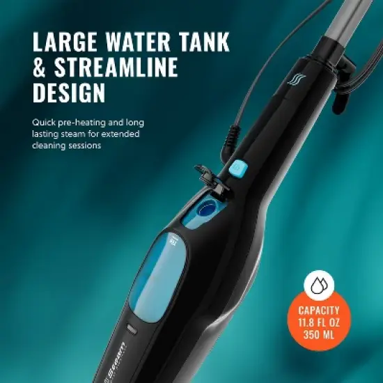 PurSteam Professional Steam Mop | Multi-Surface Cleaner for Hardwood, Tile, Laminate & Carpet | Fast Heating, Lightweight & Chemical-Free Cleaning image {4}