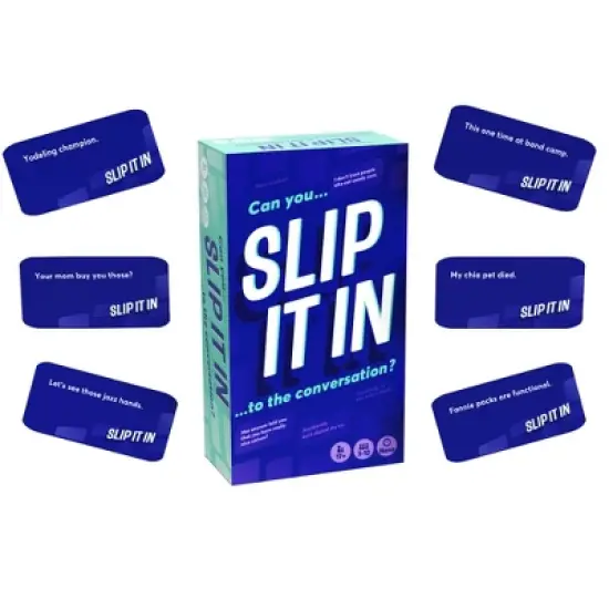 Asmodee Slip It In Card Game: Party Card Game for 3-12 Players, Enhances Language Skills image {1}