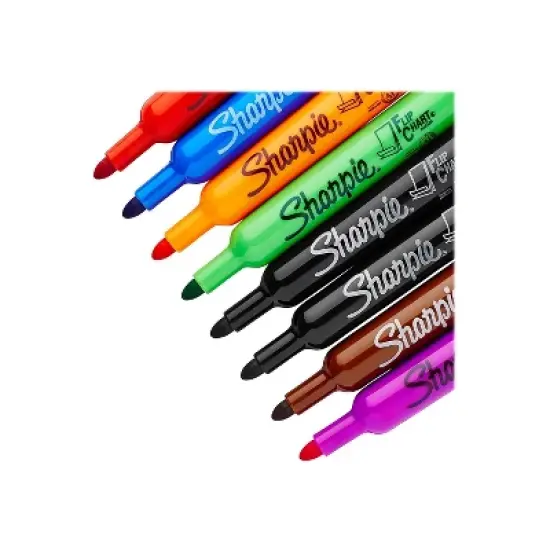 Sharpie Flip Chart Marker Bullet Point 8/PK Assorted 22480PP image {2}