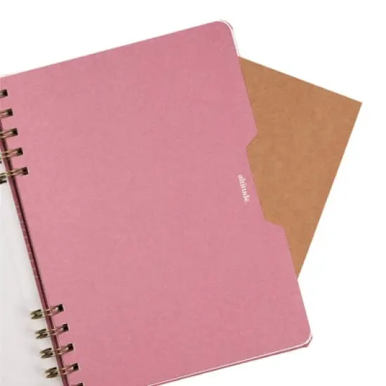 Altitude Supplies Spiral Notebook 6.25"x8.5", 160 Lined Pages, Mauve Pink Arch Cover image {5}