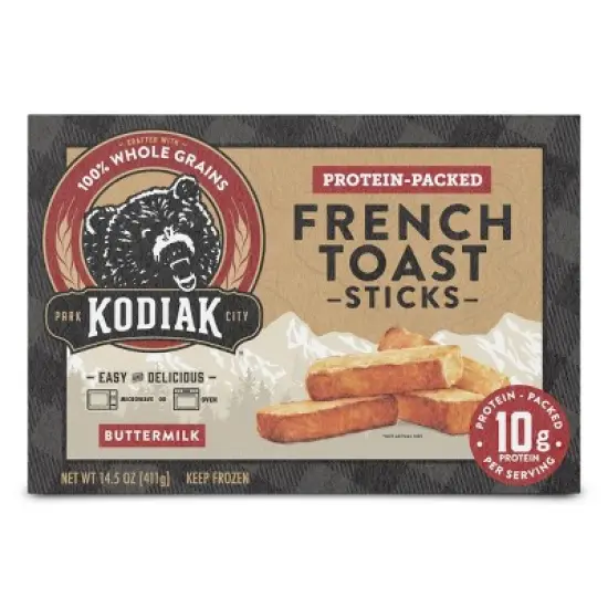 Kodiak Protein-Packed Frozen Buttermilk French Toast Sticks - 14.5oz image {3}