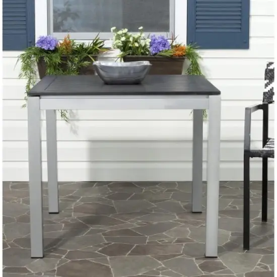 Onika Square Table - Indoor/Outdoor - PAT4007 - Black - Safavieh image {1}