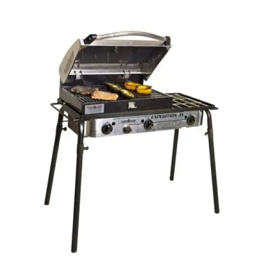 Camp Chef 16" x 24" Deluxe Stainless Steel BBQ Gas Grill BB90LS image {4}