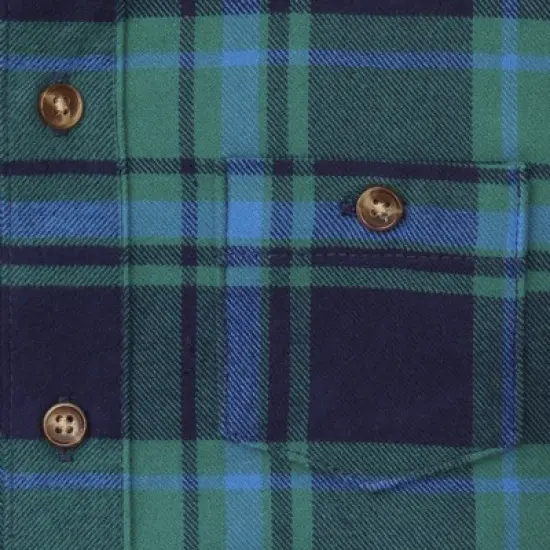 Hope & Henry Boys' Flannel Button Down Shirt, Infant image {2}