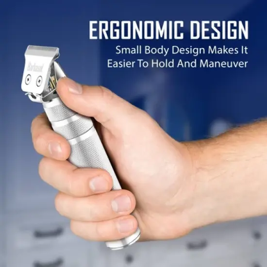 Barbasol Rechargeable Zero-Gapped Hanging T-Blade Trimmer with 3 Guide Combs - 7ct image {5}